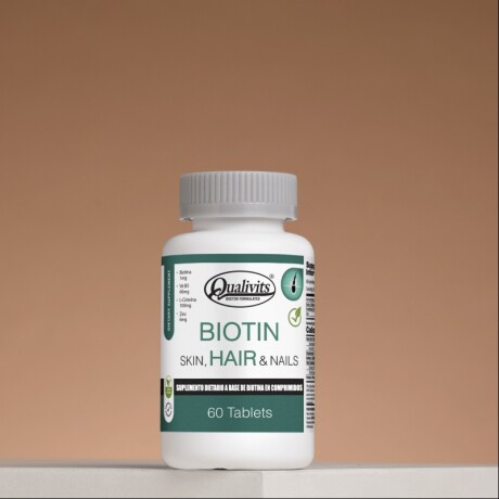 Biotin Vitamina B5 Zinc L - Cisteína X60 Tabs Qualivits Biotin Vitamina B5 Zinc L - Cisteína X60 Tabs Qualivits