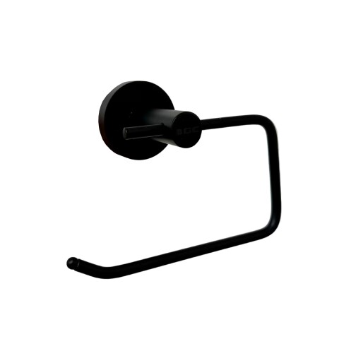 Portarollo negro mate sin tapa Milano Dmc Portarollo Negro Mate Sin Tapa Milano Dmc