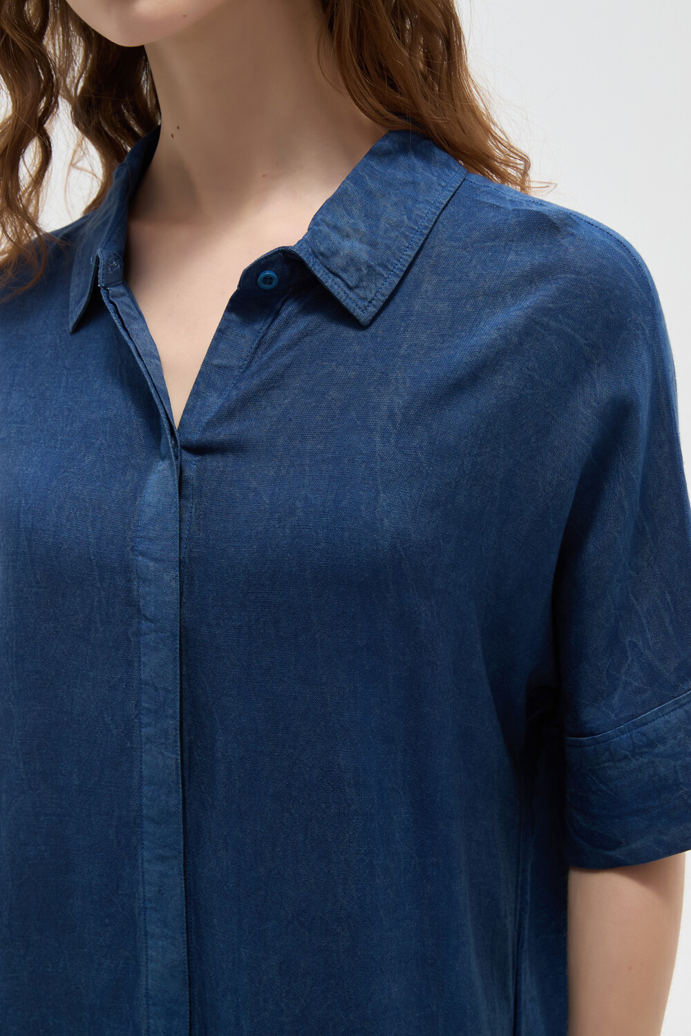 Tunica Kamena Azul Indigo