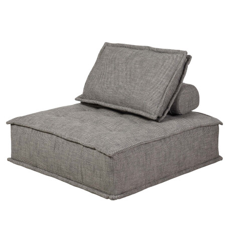 SOFÁ MODULAR 1 CUERPO TELA-PREMIUM GRIS ELEMENT GRIS OSC