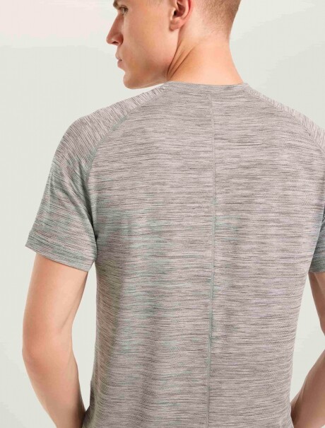 CAMISETA SPORT EASY CARE MODELO MOOVE GRIS