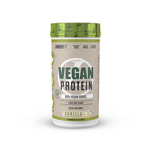 Vegan Protein Vainilla2 lb | Proteína Vegetal | Landerfit Vegan Protein Vainilla2 lb | Proteína Vegetal | Landerfit