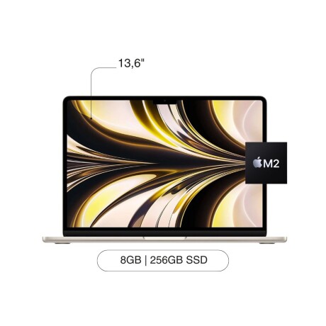 APPLE Macbook Air MLY13LLA 13.6' 256GB SSD / 8GB M2 Chip - Starlight APPLE Macbook Air MLY13LLA 13.6' 256GB SSD / 8GB M2 Chip - Starlight