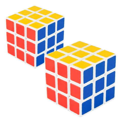 Pack X2 Cubo Mágico 3x3x3 Juguete Ingenio Destreza Puzzle Ax Pack X2 Cubo Mágico 3x3x3 Juguete Ingenio Destreza Puzzle Ax