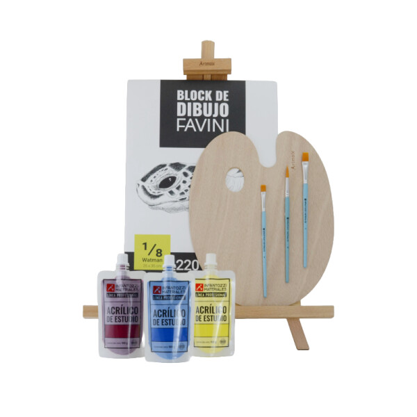 Kit Artistico con acrílcio Única