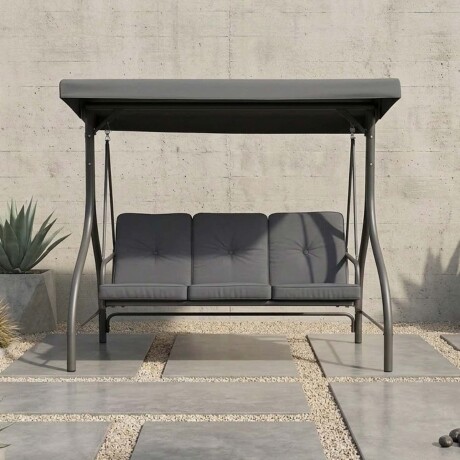 HAMACA 3 CAJONES ACERO-Y-POLIESTER GRIS SALAMANCA