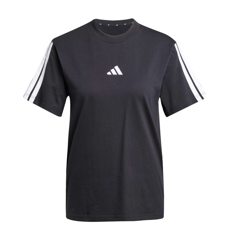 Remera de Mujer Adidas Essentials 3S Negro - Blanco