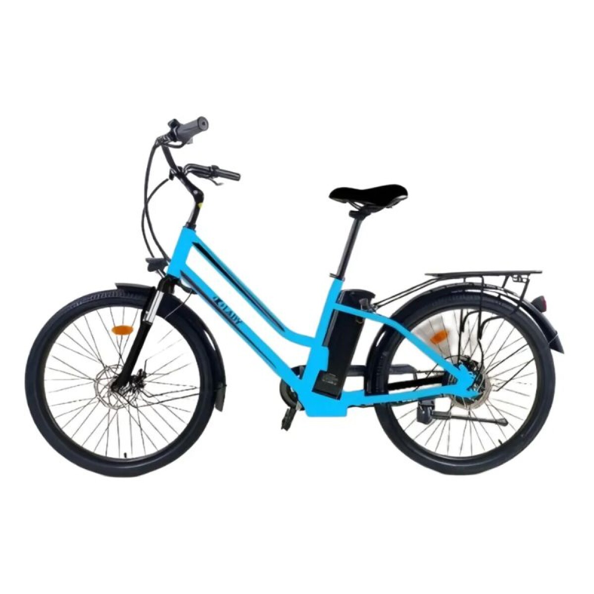 BICICLETA ELECTRICA LADY - CELESTE 
