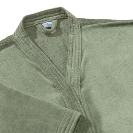Bata Baño Dohler Velour 100% Algodón Talle P al XXG Verde