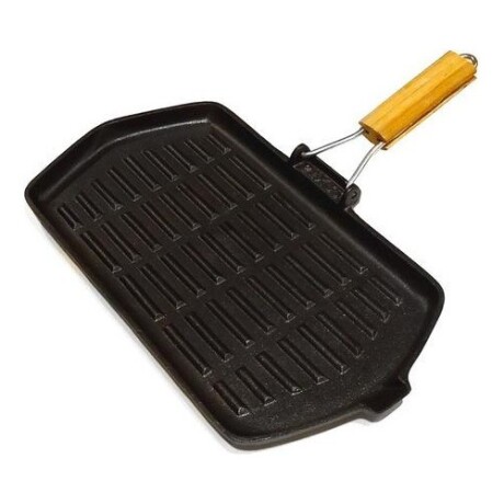 Plancha grill en hierro 21x35cm Selecta Negro