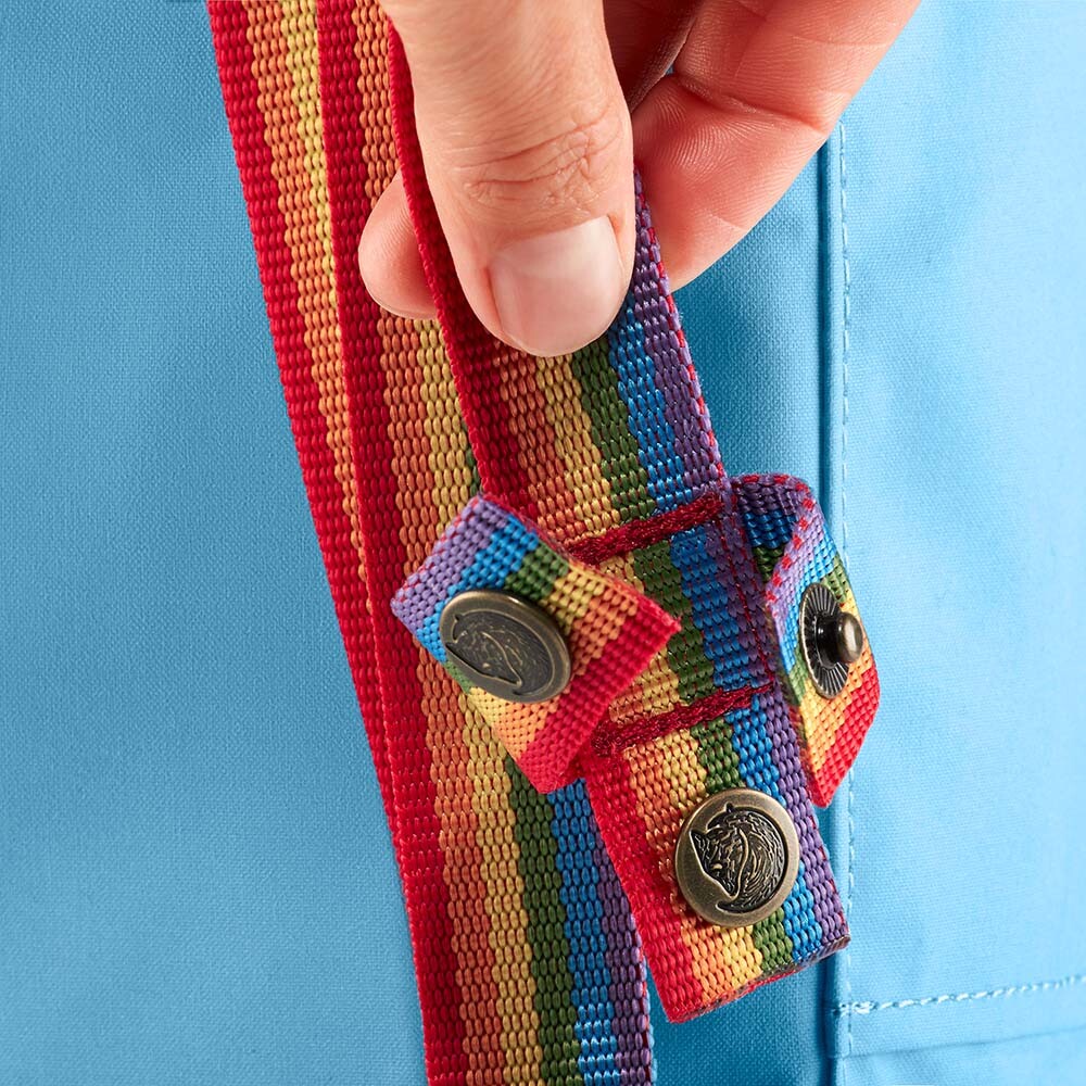 Mochila Fjallraven Kanken Rainbow Mini Unisex Pastel Lavender-Rainbow