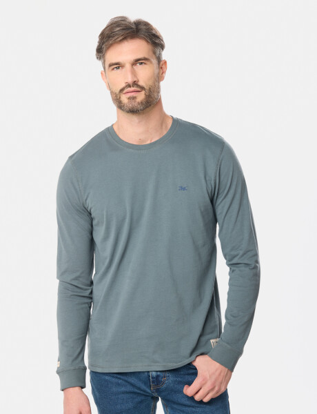 REMERA LISA DE ALGODÓN Petroleo