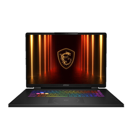 Notebook Gamer MSI 18 HX. AMD Ryzen 9 8940hx. RAM 32GB. Disco Sólido 1TB. Pantalla 18" QHD+ 240Hz. Tarjeta RTX 5070 8GB. Win11 Notebook Gamer MSI 18 HX. AMD Ryzen 9 8940hx. RAM 32GB. Disco Sólido 1TB. Pantalla 18" QHD+ 240Hz. Tarjeta RTX 5070 8GB. Win11