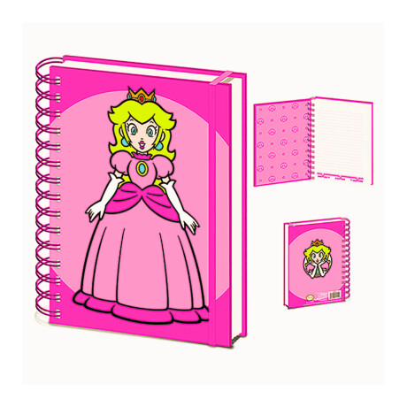 Libreta Super Mario - Princess Peach Libreta Super Mario - Princess Peach