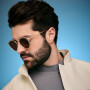 Lentes de Sol Alok Sneakers 2024 Redondo - Hombre Negro/Negro