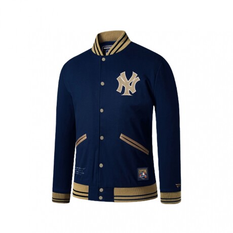Campera MLB embroidery Regular Fit Bomber Blue