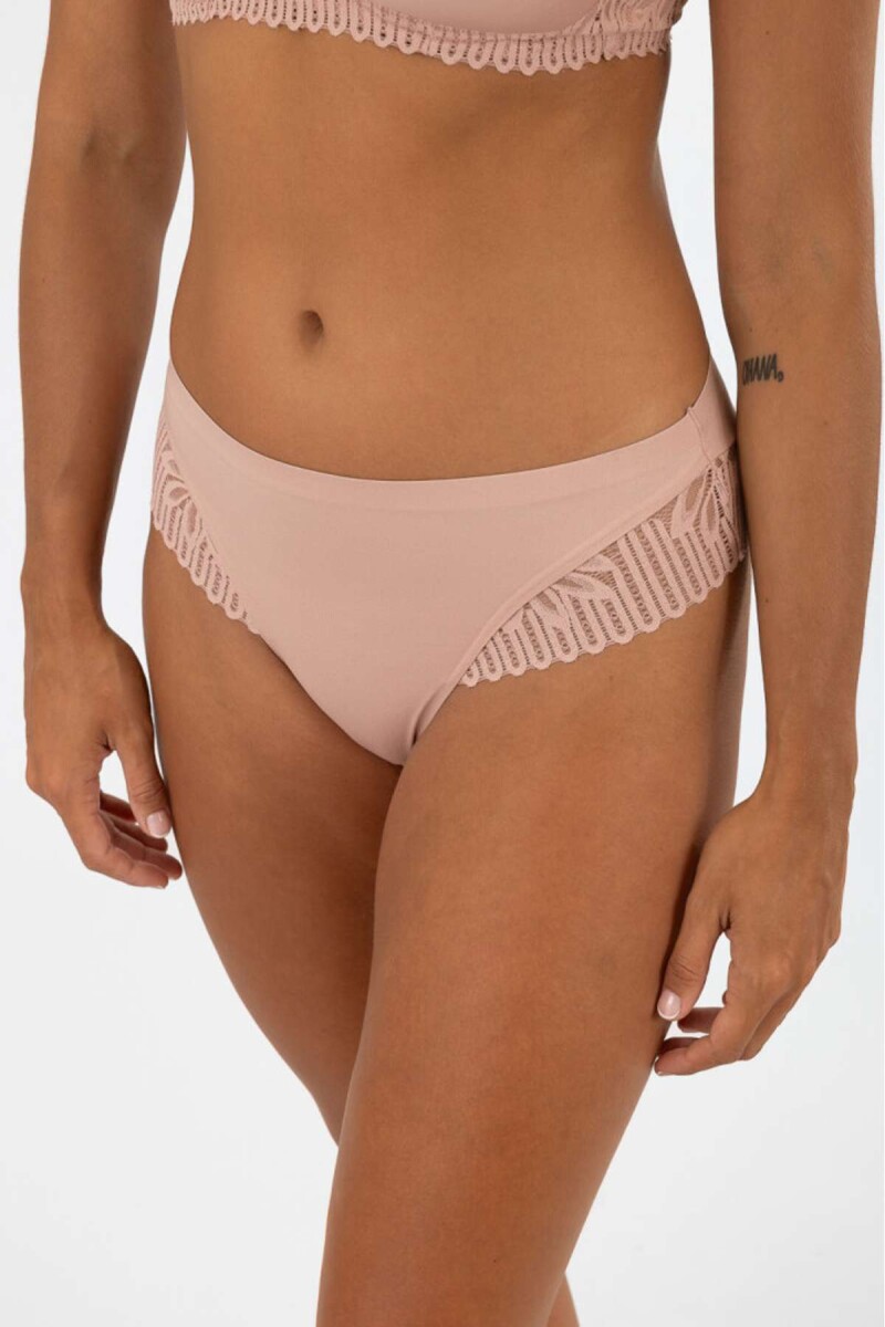 Bikini alta granate - Rosa antique 