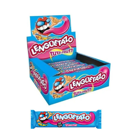 MASTICABLE LENGUETAZO TUTTI-FRUTTI DISPLAY 32PCS 416GRS MASTICABLE LENGUETAZO TUTTI-FRUTTI DISPLAY 32PCS 416GRS
