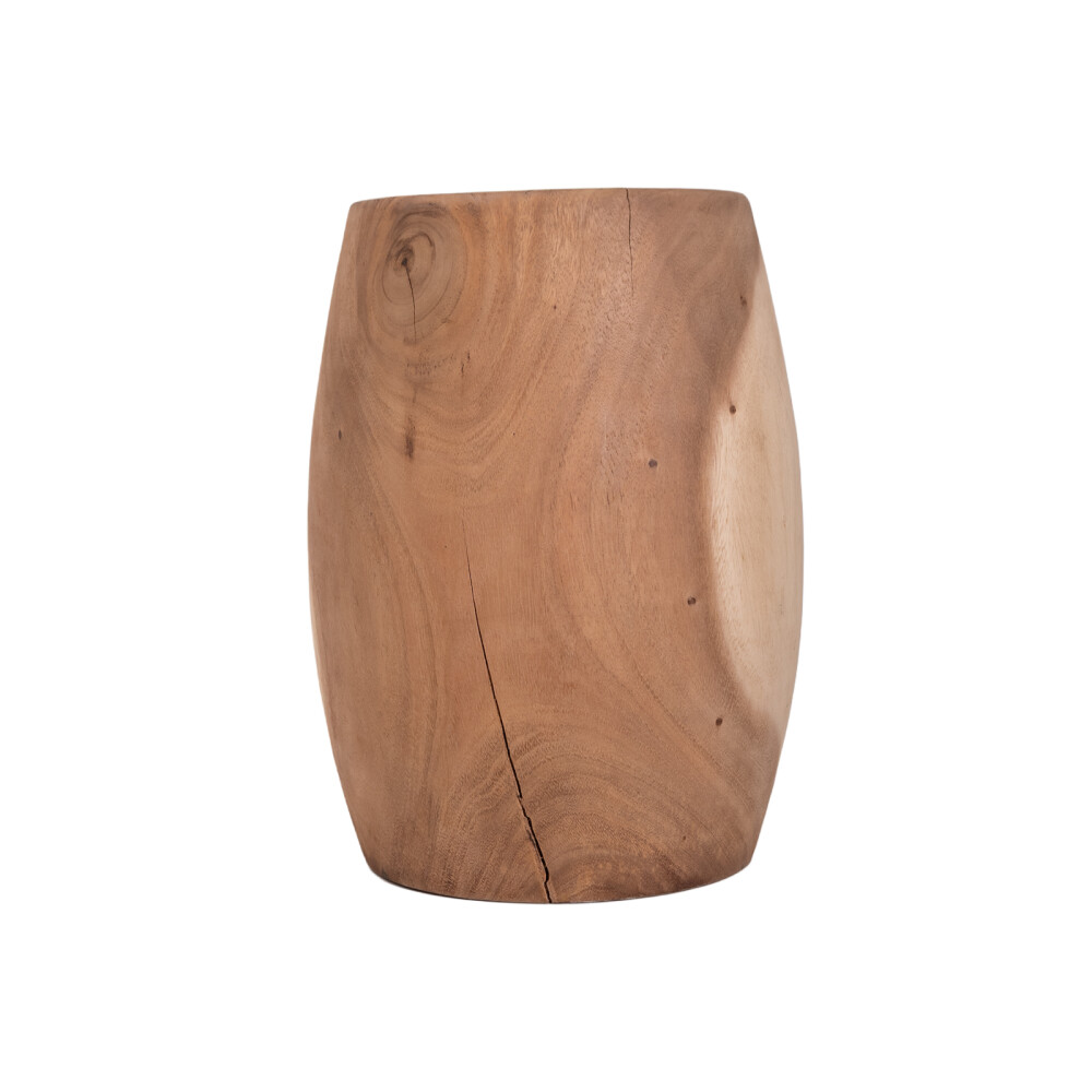 TABURETE OLIVE NATURAL/BEIGE MADERA 1