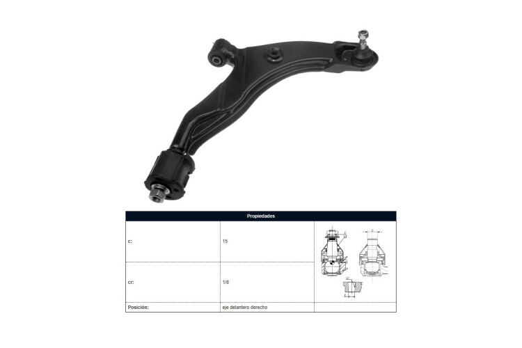 Parilla De Suspension Del Hyundai Accent, Jac J3 A137 94-25 Der Parilla De Suspension Del Hyundai Accent, Jac J3 A137 94-25 Der
