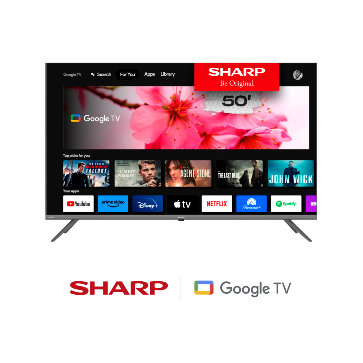 Smart TV Sharp 50 4K UHD - Aquos 