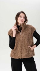 Chaleco Reversible Marena Camel