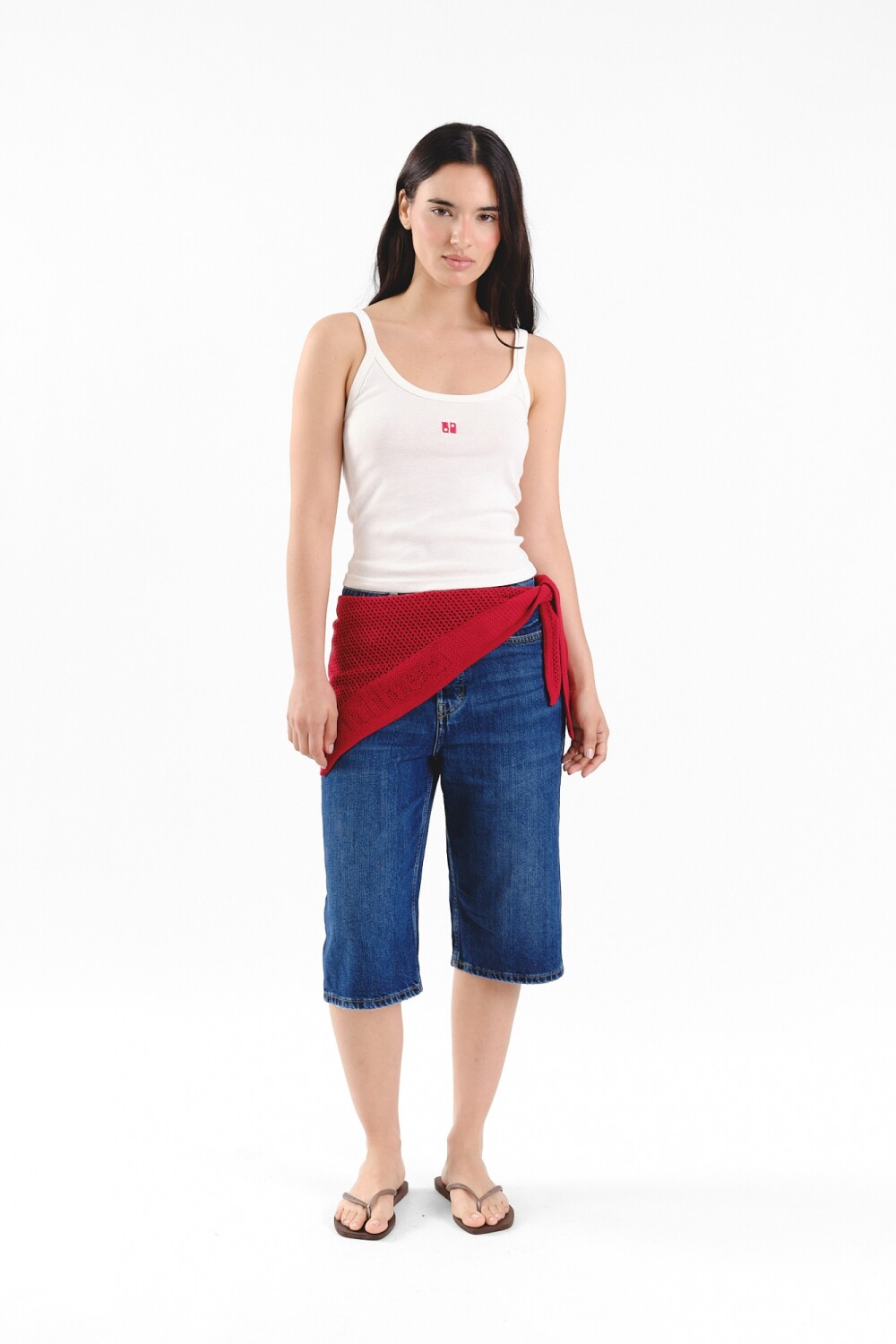 Musculosa Lima Crudo
