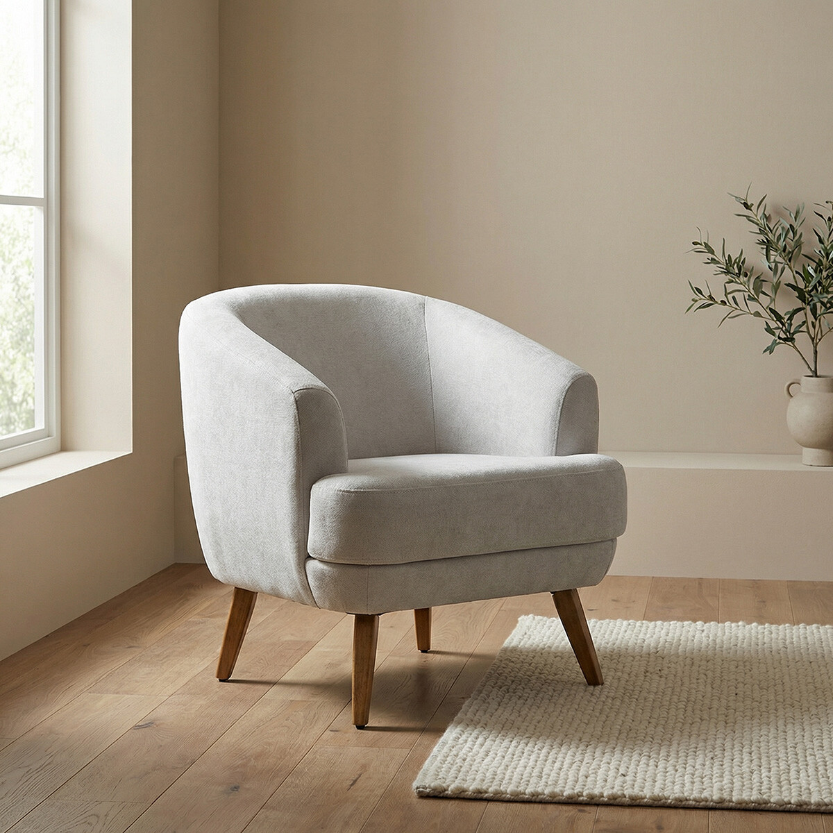 Butaca Betania - Tela Microfibra - C39 (Hielo) 