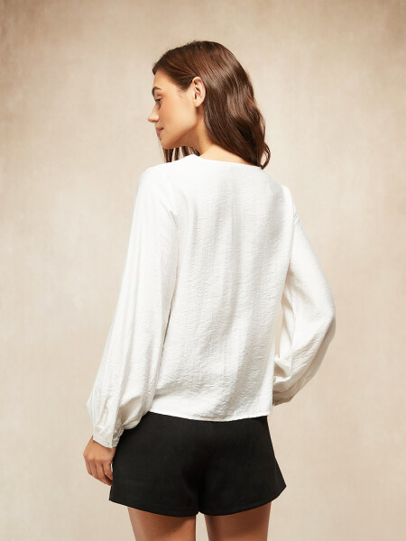 BLUSA CALINA OFF WHITE