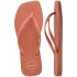 Ojotas Havaianas Slim Square Logo Pop Pp Rosado