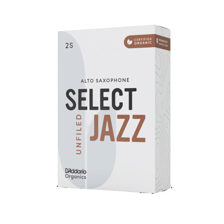 Caña Saxo Alto Daddario Select Jazz 2s Unfiled P/ Unidad Caña Saxo Alto Daddario Select Jazz 2s Unfiled P/ Unidad