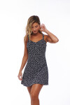 VESTIDO ISET ESTAMPADO NEGRO