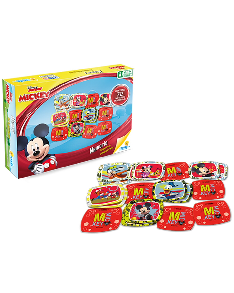 Juego de memoria Mickey Club House Disney 72 piezas 