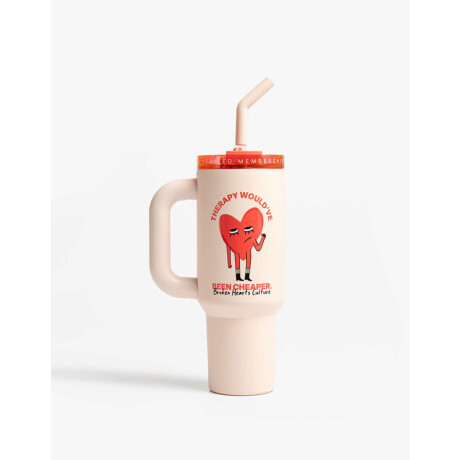 Vaso Metálico Broken Hearts Combinacion Tricolor