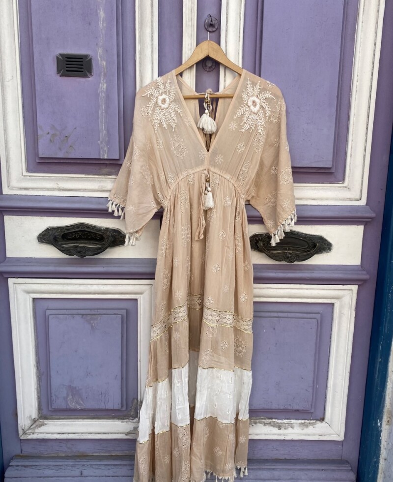 Vestido Chiara beige