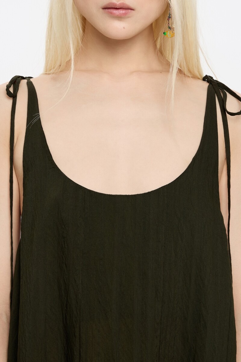 VESTIDO MIDI Verde