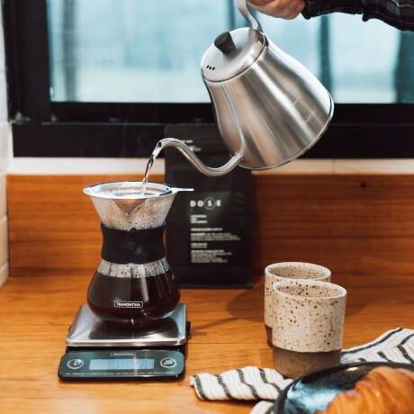 Cafetera con Filtro 400 ml Vidrio Borosilicato Tramontina Cafetera con Filtro 400 ml Vidrio Borosilicato Tramontina