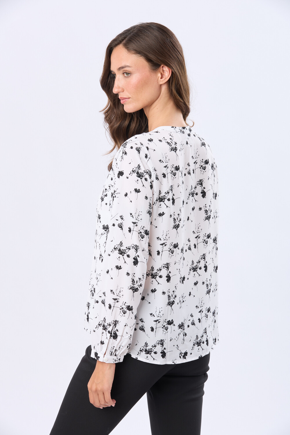 BLUSA CUELLO MAO Flor