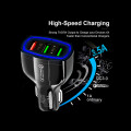 Cargador para Auto 3 Puertos USB A 35W QC 3.0 de 7AMP Cargador para Auto 3 Puertos USB A 35W QC 3.0 de 7AMP