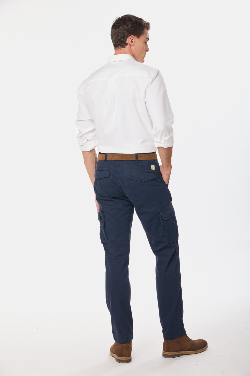 PANTALON CARGO Azul