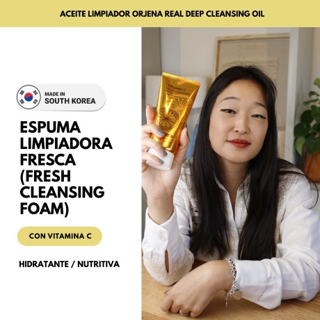 Espuma de Limpieza Orjena con Vitamina C 180ml Espuma de Limpieza Orjena con Vitamina C 180ml