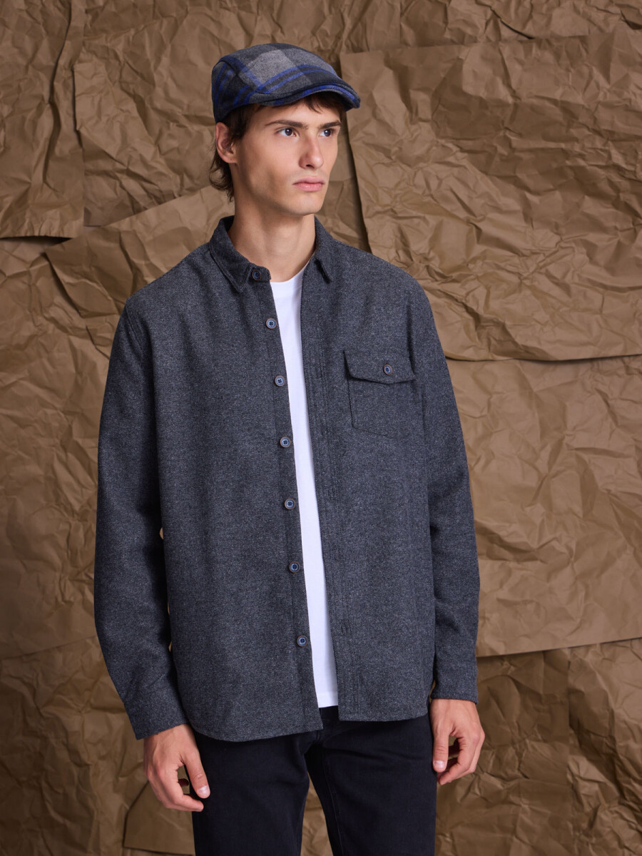 OVERSHIRT TURKU - GRIS OSCURO 