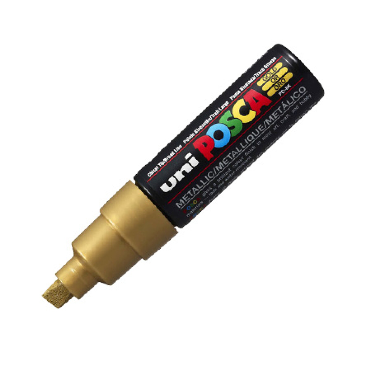 MARCADOR UNI POSCA 8 MM ORO 