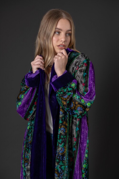 Kimono Velvet Violeta