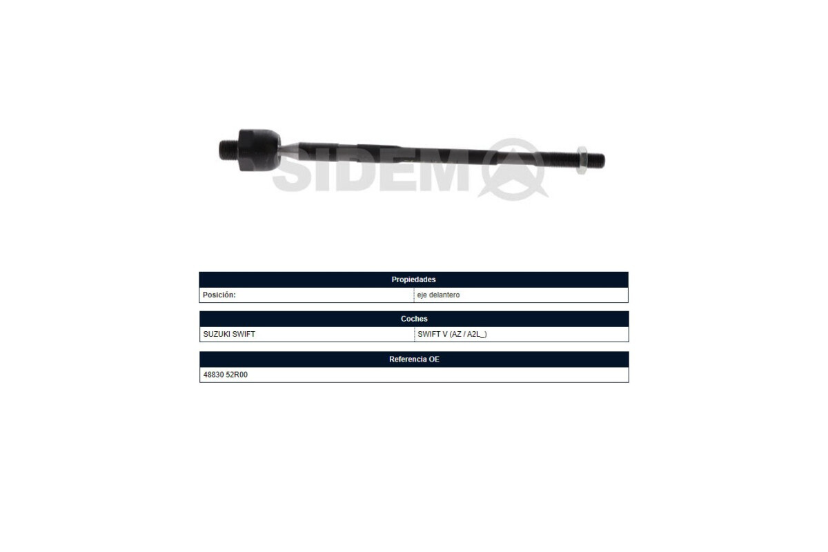 Mate Suzuki Swift Dzire/Swift 19-25 Der/Izq Mate Suzuki Swift Dzire/Swift 19-25 Der/Izq