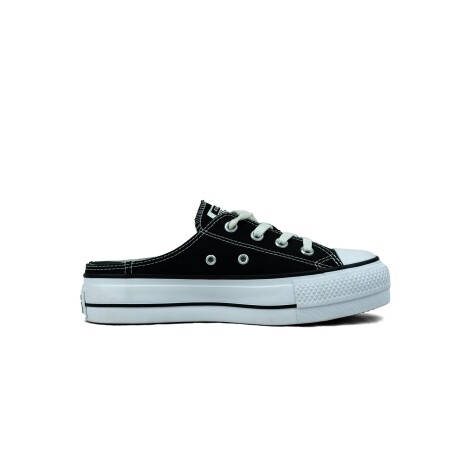 Championes Converse CHUCK TAYLOR AS MULE LIFT SLIP - 566624C BLACK/WHITE/BLACK