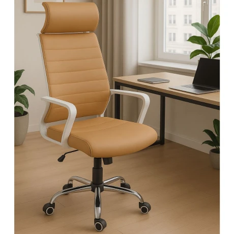 Silla de oficina AeroComfort Pro Beige