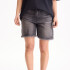 Bermuda De Jean Indigo Negro