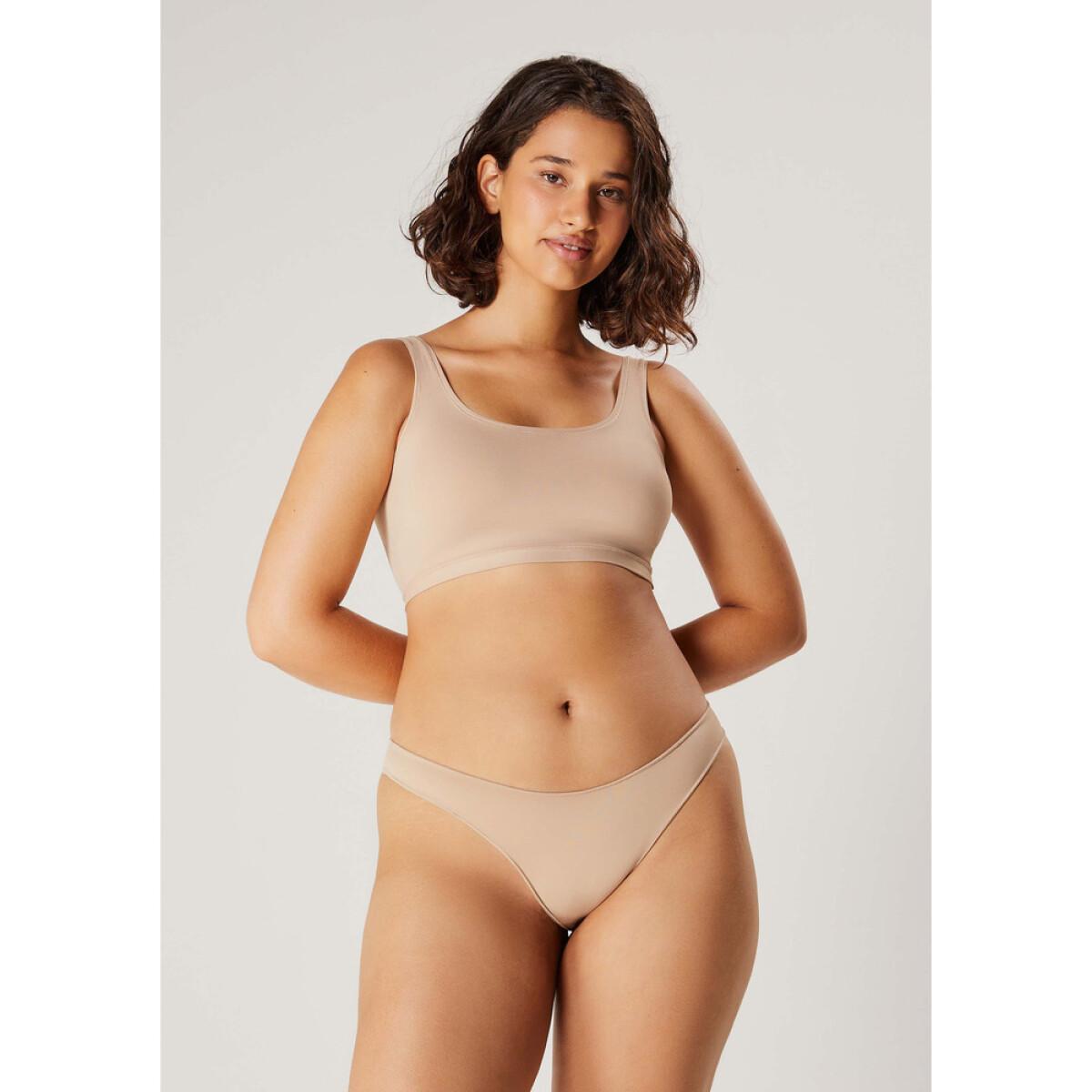 BOMBACHA FEM - BEIGE CLARO 