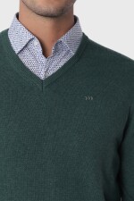 Sweater Arrow Cuello en V VERDE